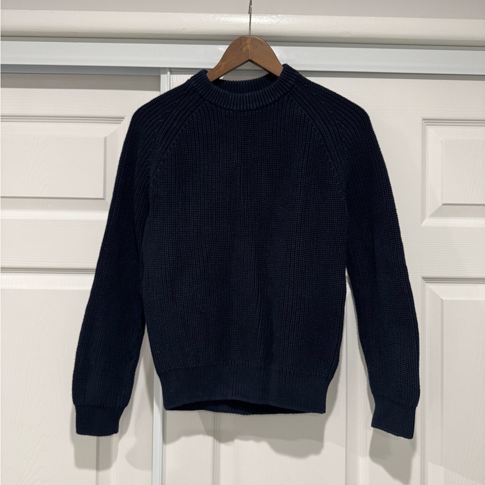 Men's Knit Navy Sweater